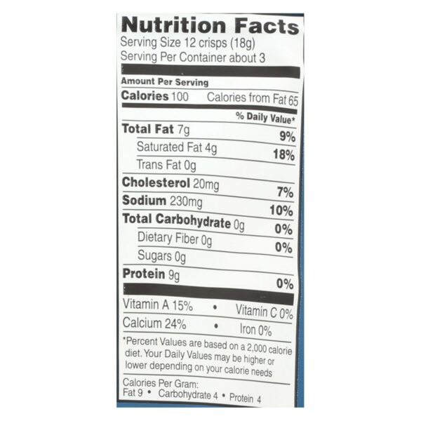 Kitchen Table Bakers Parm Crisps - Original Parmesan - Case Of 12 - 1.75 Oz. - Image 2