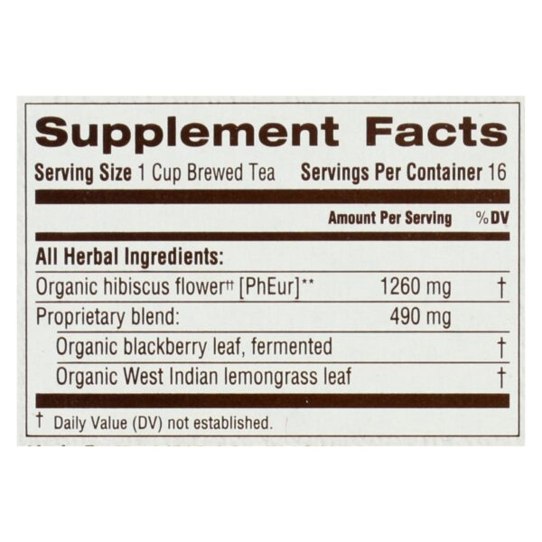 Traditional Medicinals Organic Herbal Tea - Hibiscus - Case Of 6 - 16 Bags - Image 2