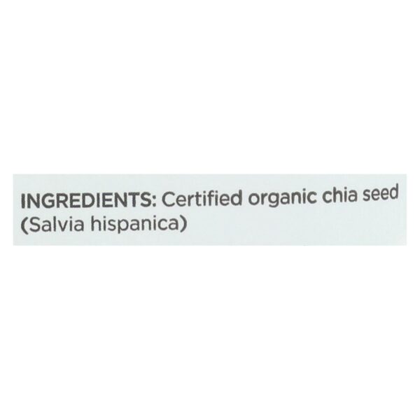 Navitas Naturals Chia Seeds - Organic - Raw - 16 Oz - Case Of 6 - Image 2