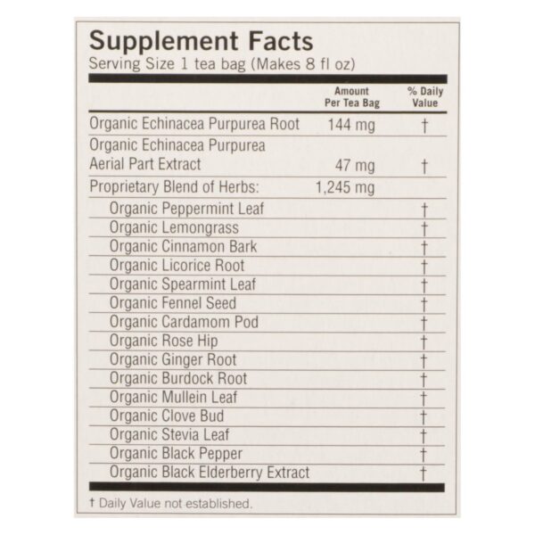 Yogi Immune Support Herbal Tea Echinacea - 16 Tea Bags - Case Of 6 - Image 2