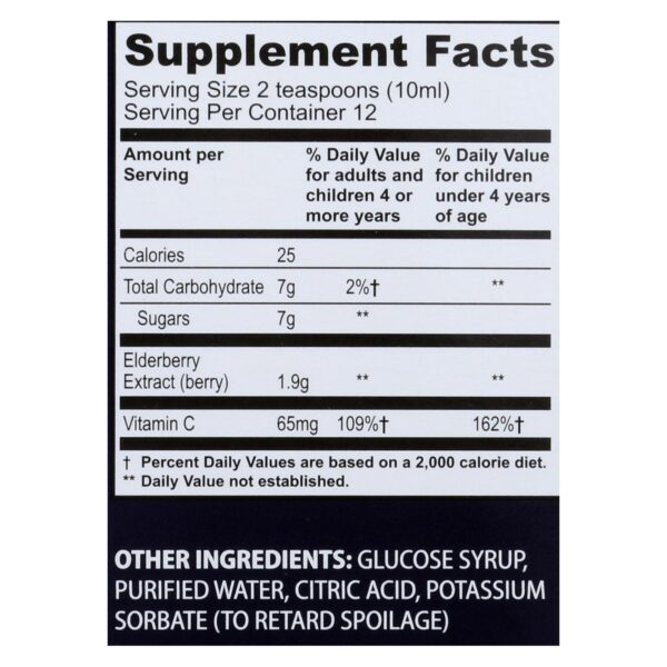 Sambucol - Black Elderberry Liquid For Kids - 4 Fl Oz - Image 2