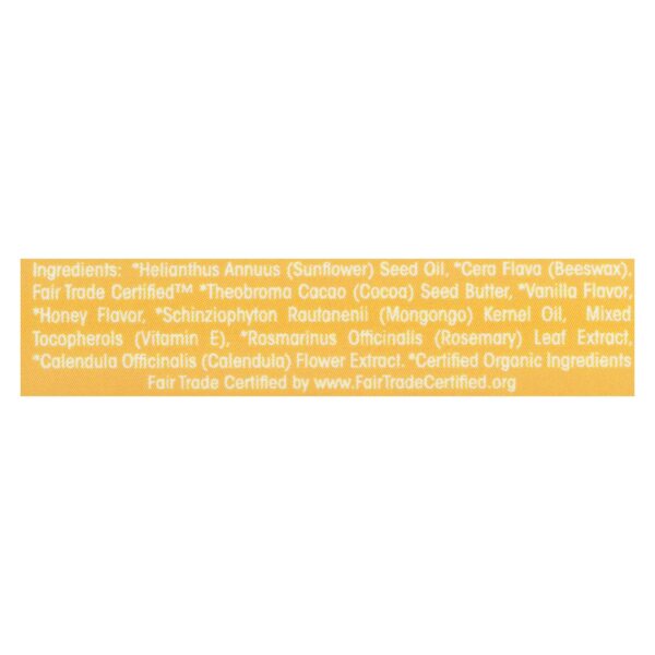 Mongo Kiss Display Center - Lip Balm - Organic - Eco Lips - Vanilla Honey - .25 Oz - Case Of 15 - Image 2