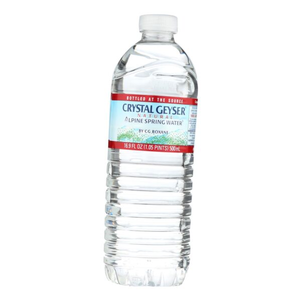Crystal Geyser Alpine Spring Water, Spring Water  - 1 Each - 24/16.9z