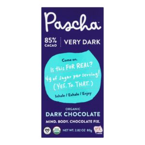 Pascha - Bar Chocolate 85% Cacao - Case Of 10 - 2.82 Oz