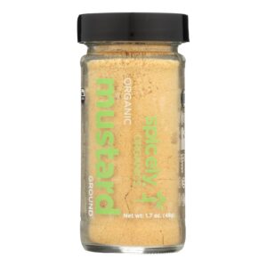 Spicely Organics - Organic Mustard - Ground - Case Of 3 - 1.7 Oz.