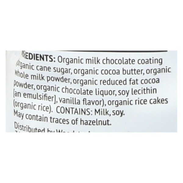 Woodstock Organic Milk Chocolate Rice Bites - Case Of 8 - 2.1 Oz - Image 4