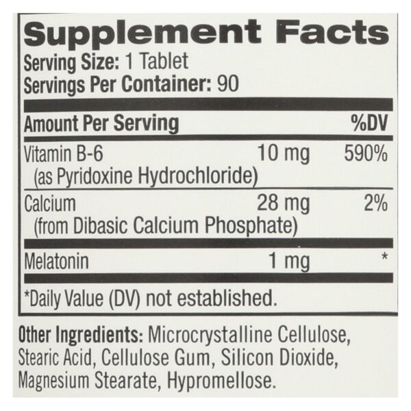 Natrol Melatonin - 1 Mg - 90 Tablets - Image 2