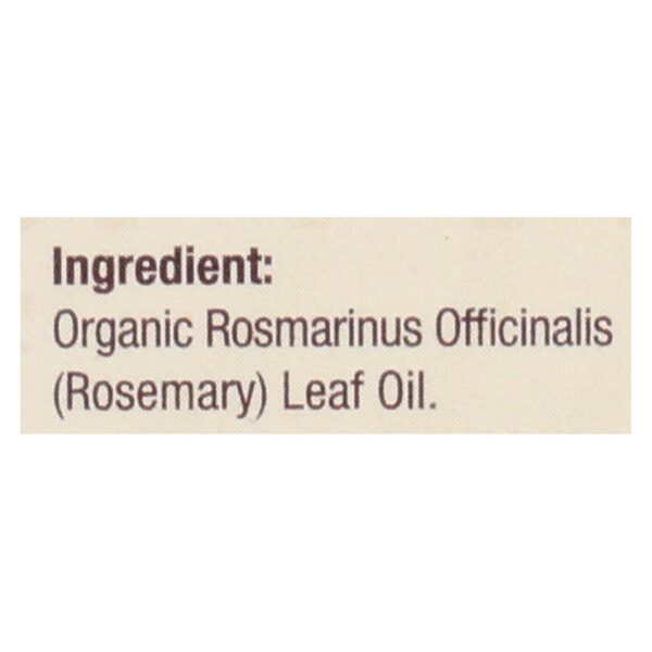 Nature's Answer - Organic Essential Oil - Rosemary - 0.5 Oz. - Image 2