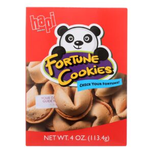 Hapi Snacks Fortune Cookies  - Case Of 12 - 4 Oz