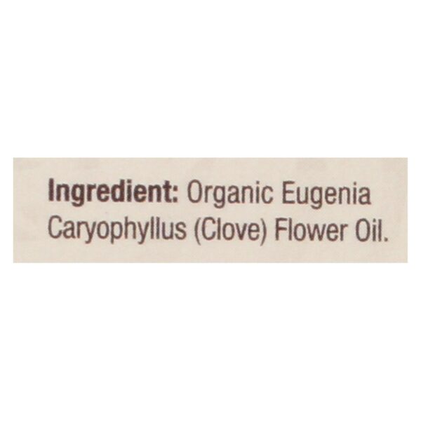 Nature's Answer - Organic Essential Oil - Clove - 0.5 Oz. - Image 2