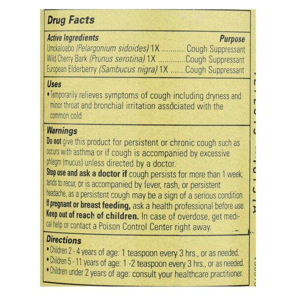 Childlife Formula 3 Cough Syrup Natural Berry - 4 Fl Oz - Image 2
