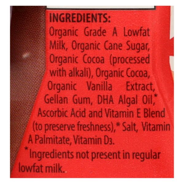 Horizon Organic Dairy Milk - Organic - 1 Percent - Lowfat - Box - Chocolate - Plus Dha Omega-3 - 6/8 Oz - Case Of 3 - Image 2