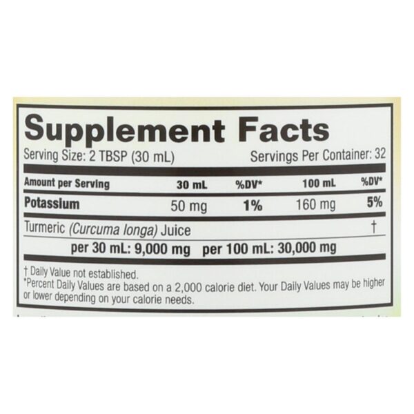 Dynamic Health Juice - Turmeric Gold - 32 Oz - Image 2