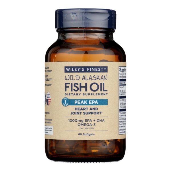 Wiley's Finest - Fish Oil Peak Epa - 1 Each-60 Sgel