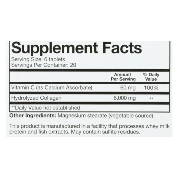 Youtheory Collagen - Type 1 And 3 - 120 Tablets - Image 2