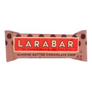 Larabar - Original Fruit And Nut Bar - Almond Butter Chocolate Chip - Case Of 16 - 1.6 Oz.