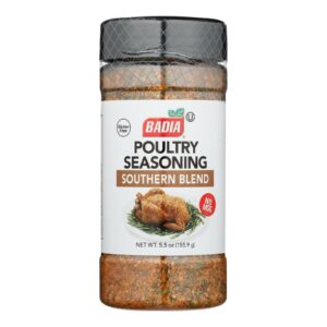 Badia Spices Southern Blend Poultry Seasoning, Southern Blend - Case Of 6 - 5.5 Oz