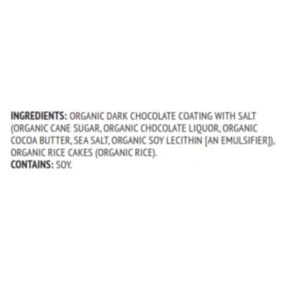 Woodstock Organic Dark Chocolate Rice Bites With Sea Salt - Case Of 8 - 2.1 Oz - Image 4