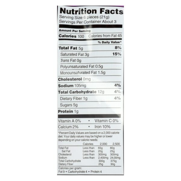 Woodstock Organic Dark Chocolate Rice Bites With Sea Salt - Case Of 8 - 2.1 Oz - Image 5