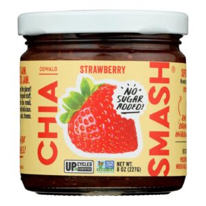 Oswald - Jam Chia Smash Strawberry - Case Of 6-8 Oz