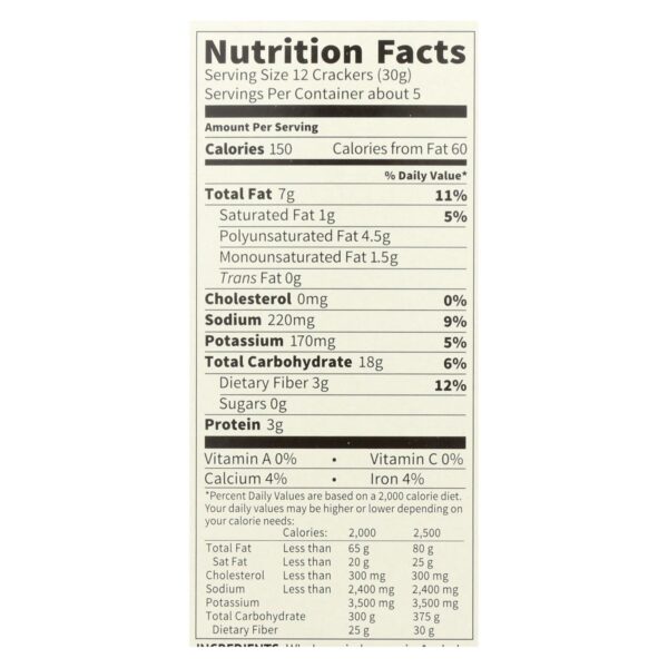 Mary's Gone Crackers Super Seed - Everything - Case Of 6 - 5.5 Oz. - Image 2