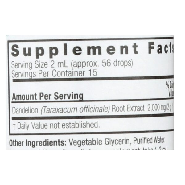 Nature's Answer - Af Dandelion Root - 1 Fl Oz - Image 2