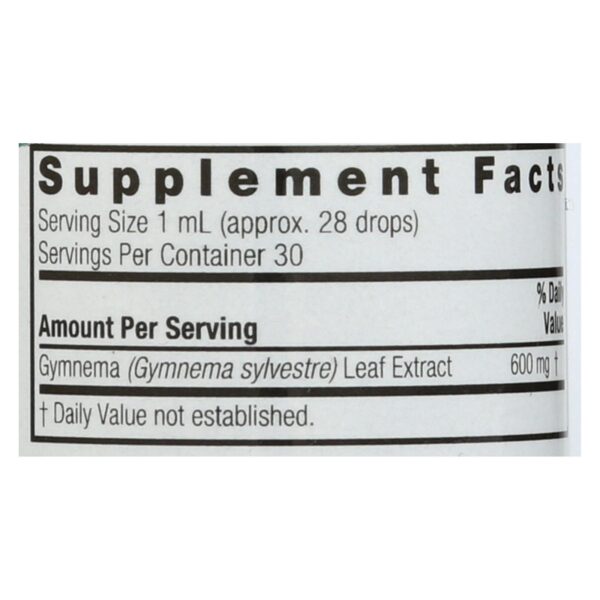 Nature's Answer - Gymnema Leaf Alcohol Free - 1 Fl Oz - Image 2