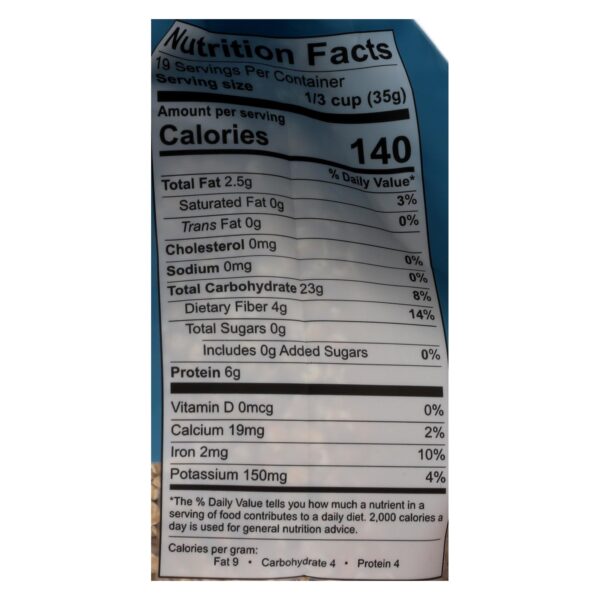 One Degree Organic Foods Organic Quick Oats - Sprouted - Case Of 4 - 24 Oz - Image 2
