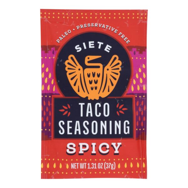 Siete - Seasoning Spicy Taco - Case Of 12-1.31 Oz