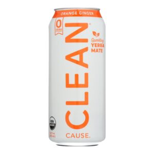 Clean Cause - Yrba Sparkling Orng Ginger - Case Of 12-16 Fz