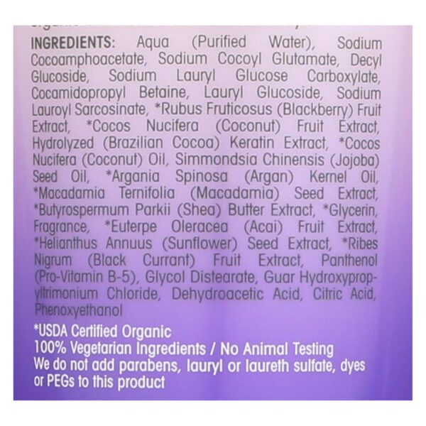 Giovanni Hair Care Products Shampoo - 2chic - Ultra Repair - Blackberry And Coconut Milk - 8.5 Oz - Image 2