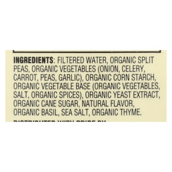 Dr. Mcdougall's Organic Split Pea Lower Sodium Soup - Case Of 6 - 17.6 Oz. - Image 3