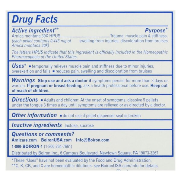 Boiron - Arnicare 30x Pain Relief Tube - 3 Count - Image 2