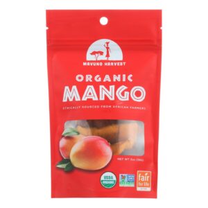 Mavuno Harvest Gluten - Free Dried Mango - Case Of 6 - 2 Oz.