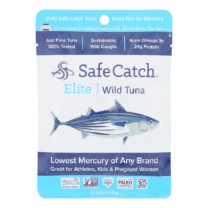Safe Catch - Tuna Elite Wild Ss Pouch - Case Of 12 - 3 Oz