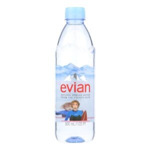 Evians Spring Water Spring Water Plastic - Water - Case Of 24 - 500 Ml
