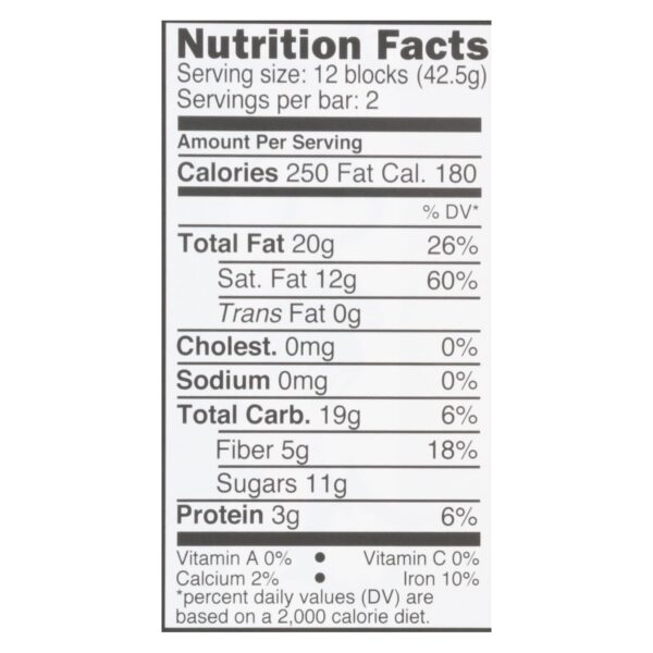 Divine - Bar Chocolate Dark 70% Cocoa - Case Of 12 - 3 Oz - Image 2