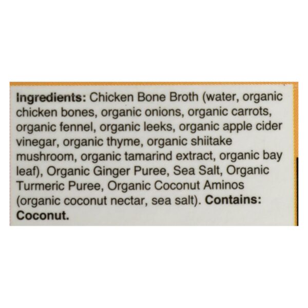 Kettle And Fire - Bone Broth Trmc Ginger Chicken - Case Of 6 - 16.9 Oz - Image 2