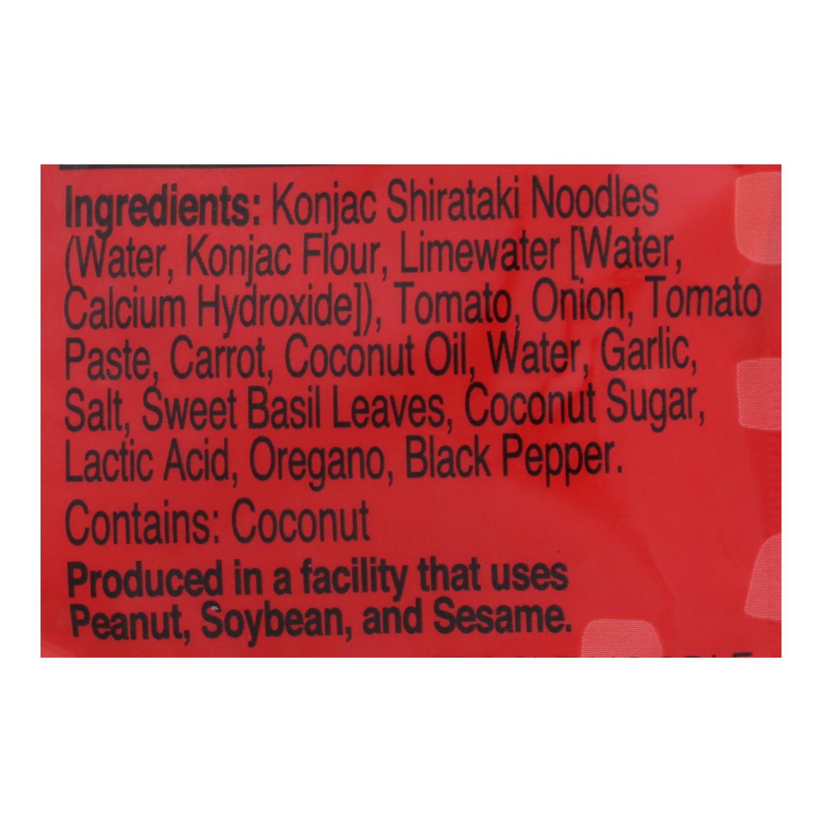 Miracle Noodle - Rte Meal Spag Marinara - Case Of 6-9.9 Oz - Image 2