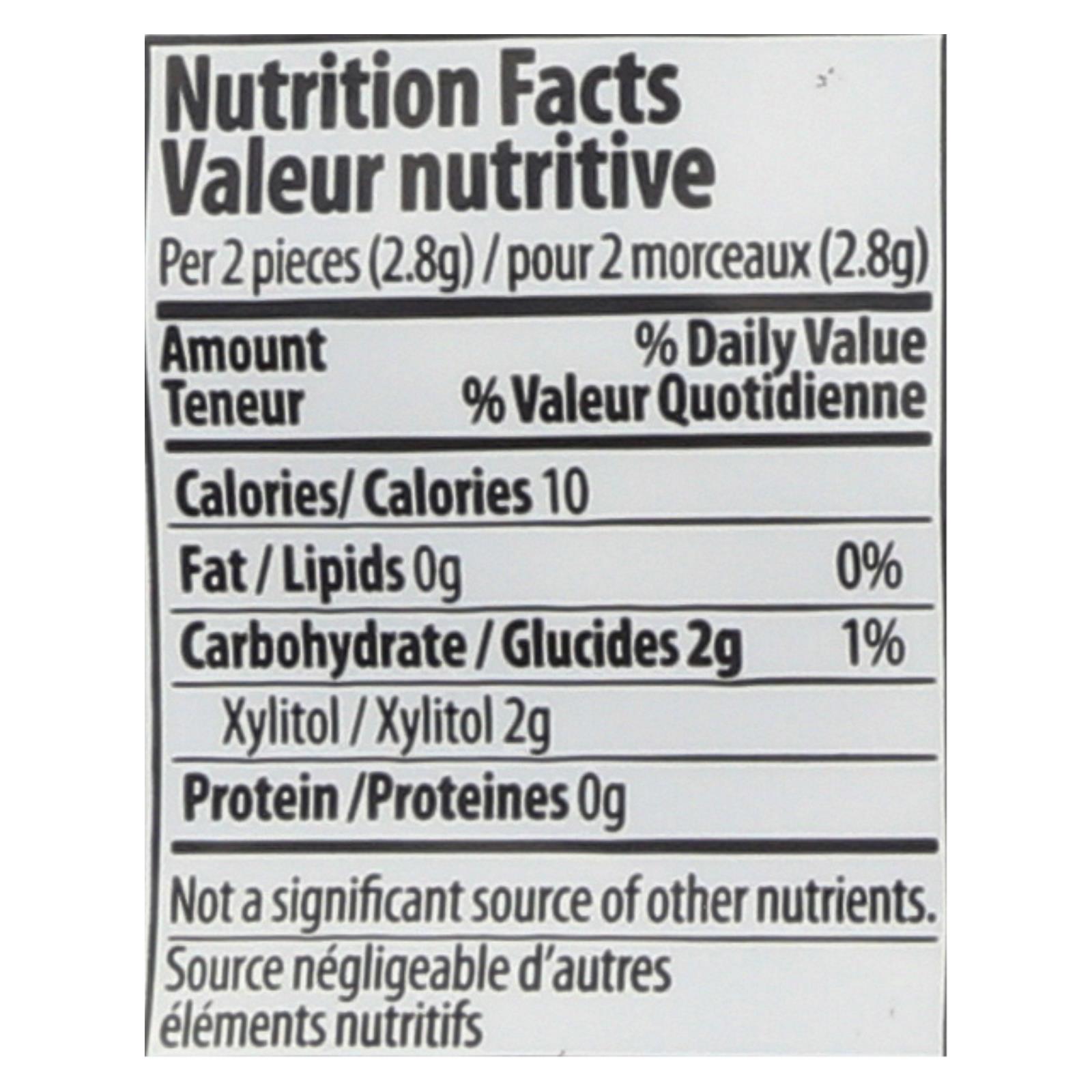 Pur Wintergreen Gum  - Case Of 12 - 2.72 Oz - Image 2