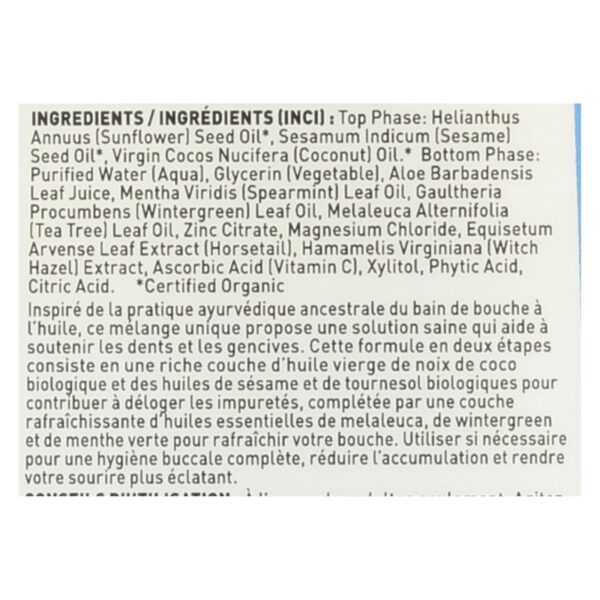 Desert Essence - Pulling Rinse With Coconut Sesame And Sunflower Oils - 8 Fl Oz - Image 2
