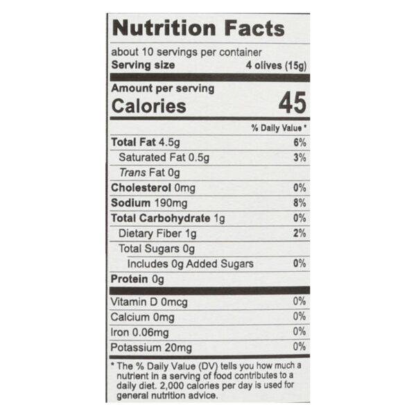 Divina - Organic Pitted Kalamata Olives - Case Of 6 - 6 Oz. - Image 2