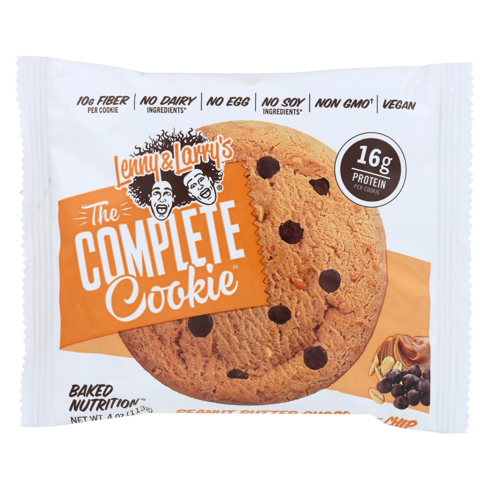 Lenny & Larry's - Complete Cookie Peanut Butter Chocolate Chip - Case Of 12-4 Oz - Image 4