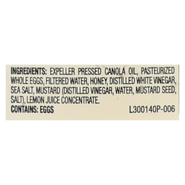 Spectrum Naturals Canola Mayonnaise - Case Of 4 - 1 Gal - Image 2