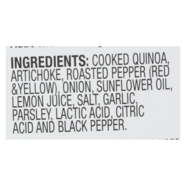 Cucina And Amore - Quinoa Meals - Artichoke And Roasted Pepper - Case Of 6 - 7.9 Oz. - Image 2
