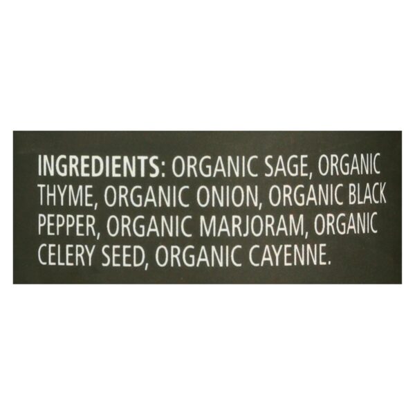 Frontier Herb Poultry Seasoning - Organic - 1.2 Oz - Image 2