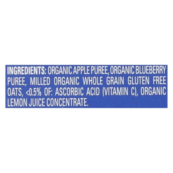 Happy Baby Happy Baby Clearly Crafted - Apple Blueberries And Oats - Case Of 16 - 4 Oz. - Image 5