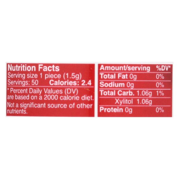 Epic Dental - Xylitol Gum - Cinnamon - 50 Count - Image 2