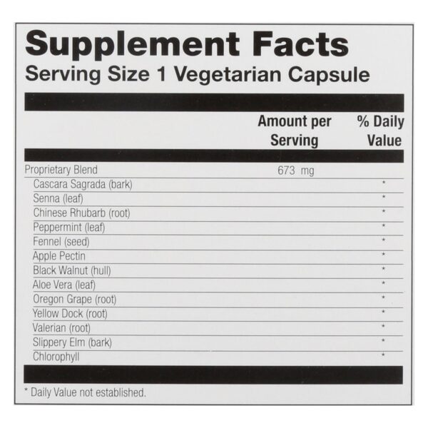 Natural Balance Ultra Colon Clenz - 60 Vegetarian Capsules - Image 2