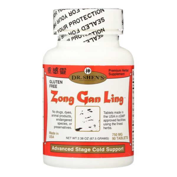 Dr. Shen's - Zong Gan Ling Severe Flu - 1 Each - 90 Tab - Image 2